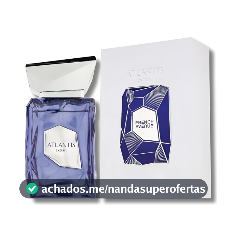 Perfume Árabe Atlantis Extrait - French Avenue - Eau De Parfum