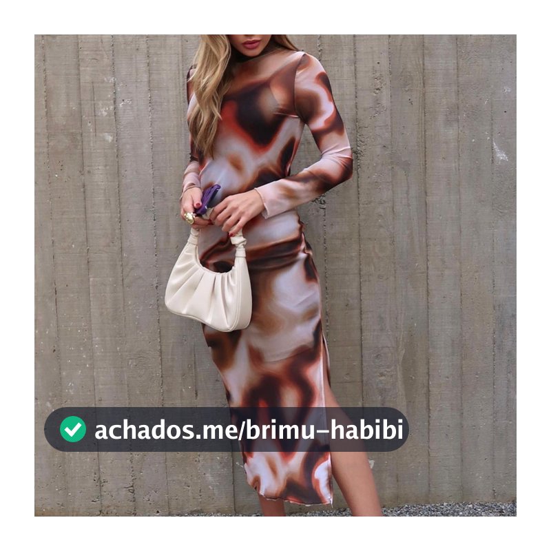 VESTIDO TULE  MANGA LONGA ESTILOSO MODA BLOQUEIRA