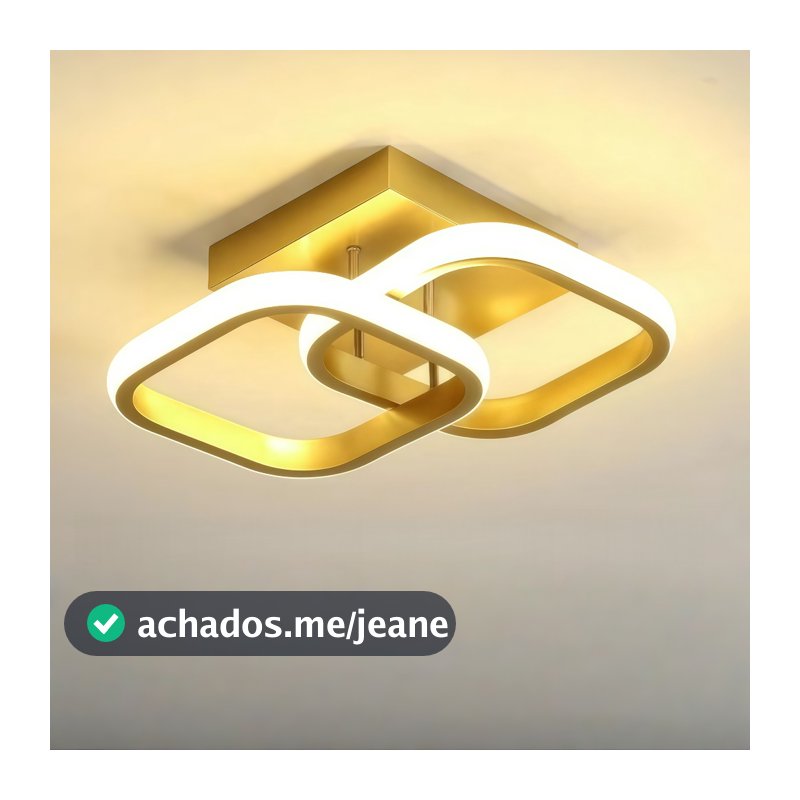 Luminária De Teto Led Bivolt 3 Cores Decoração Minimalista Moderno Pendente Lustre Plafon para Sala Quarto Ceiling Light