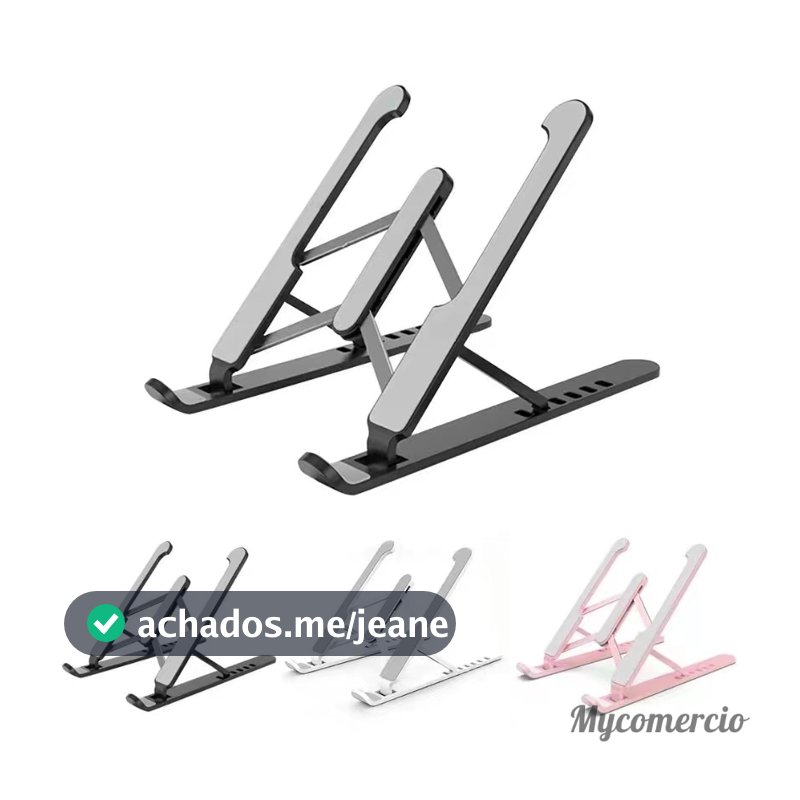 Suporte Notebook Base Regulável Premium Home Office Plástico