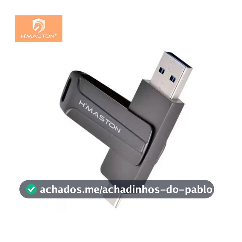 H'maston HM-TF128 Pen Drive 2 Em 1 Tipo C pen drive Memória Vara 8 /16/32/64/128GB cle flash memoria