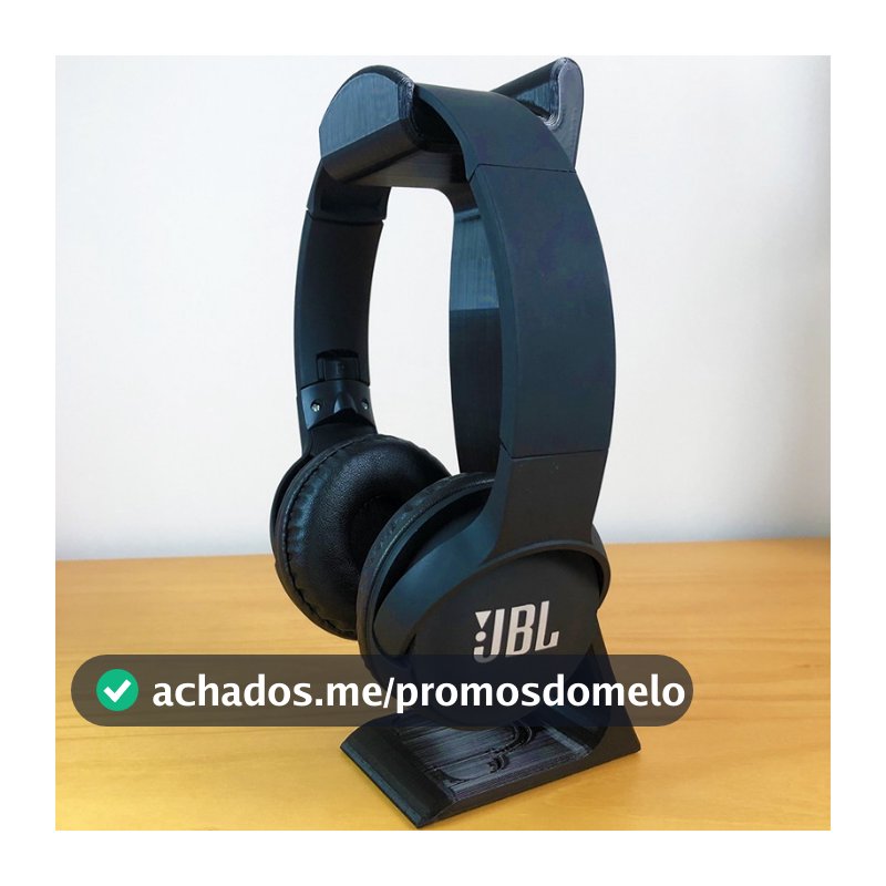 Suporte Fone Ouvido Mesa Headset Gamer THIN com e sem fio pc...
