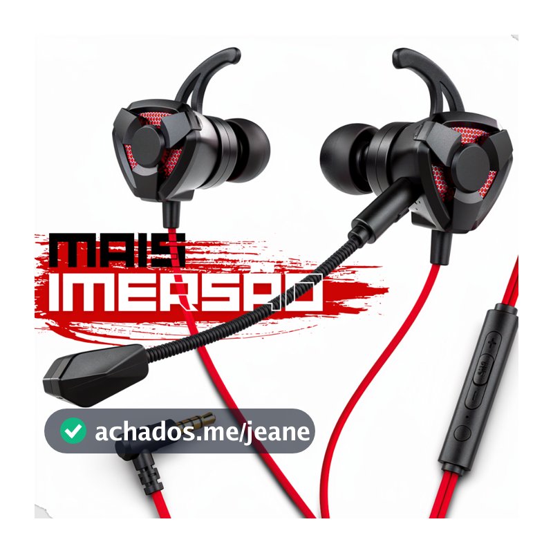 Fone ouvido Gamer Com Microfone headset Gamer Ps4 Xbox Celular PC