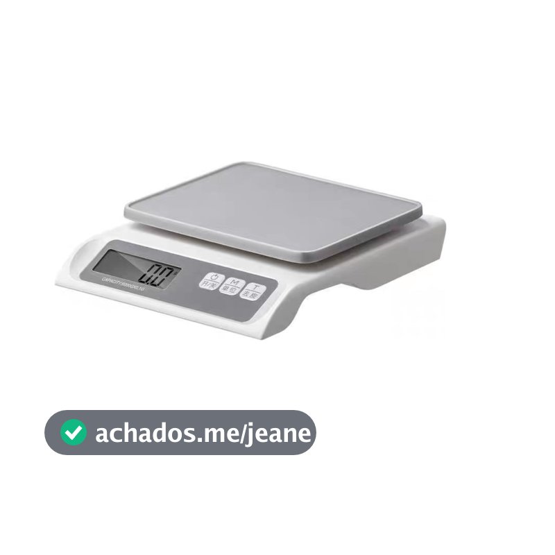 Balança Recarregavel Alta Precisão 0,1g 6kg Cozinha Dieta