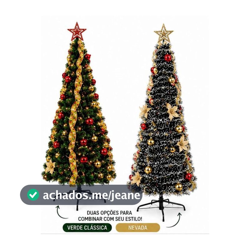 Árvore De Natal Decorada Verde Nevada Dobrável Novidade Compacta 150cm Natalina Retratil Compacta
