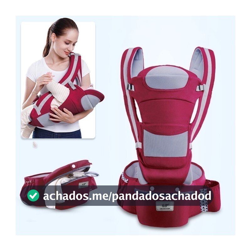Banco De Cintura Para Bebê Canguru Bebe Passeio Varias Cores Mochila Infantil Hipseat Carrier