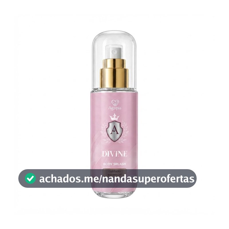 Perfume Feminino Body Splash Divine 200ml Desodorante Colônia Corporal Fragrância Feminina
