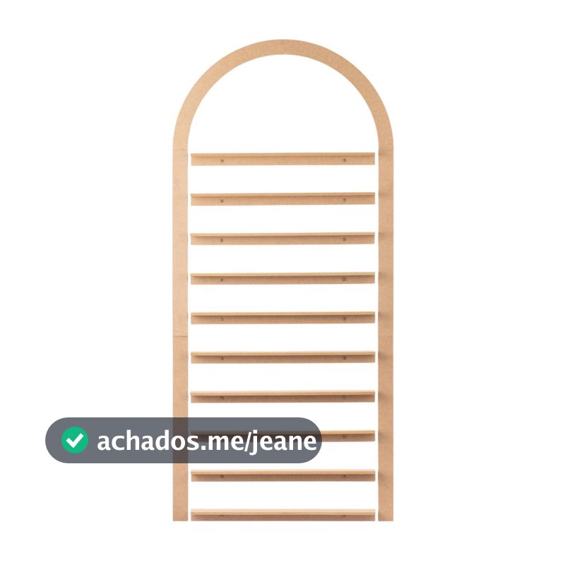 Arco Expositor para esmaltes Esmaltaria 10 prateleiras para esmaltes MDF CRU