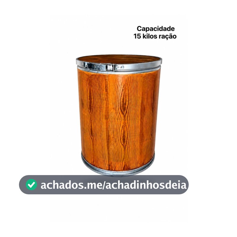 Caixa organizadora multi uso Porta Ração 15Kg  Travas  Conservar a Ração