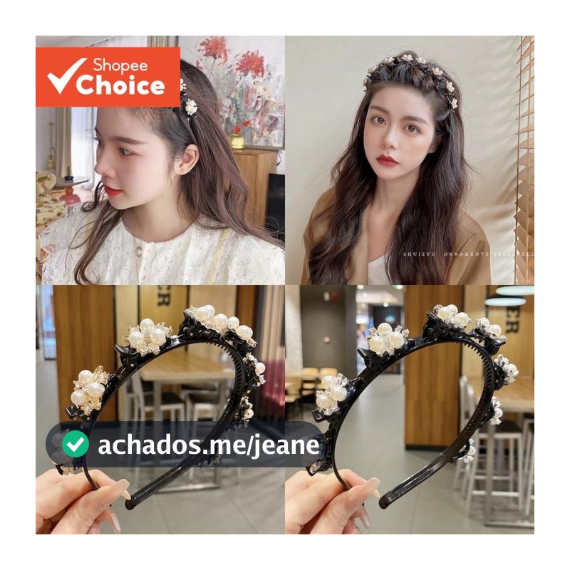 Novo Acessório de Cabelo Trançado para Franjas: Prático e Estiloso