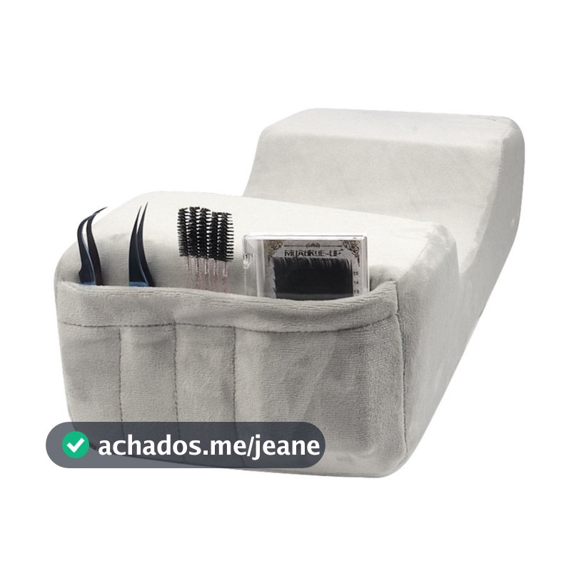 Almofada de Pescoço lash Macia Apoio de Cabeça Cilios Sobrancelhas