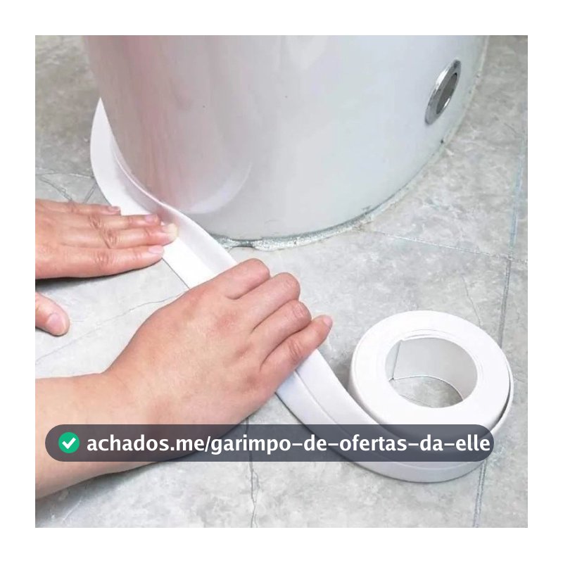 1/2 Fita Selante De Pvc 1M 3M 5M 10M À Prova D 'Água Para Cozinha / Banheiro / Banheira