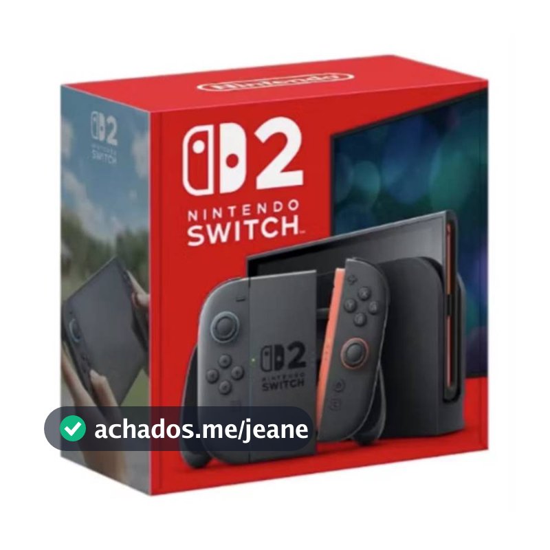 Console Nintendo Switch 2 256GB LCD Gray SEM JOGO Novo Lacrado Lançamento NÂO ENVIAMOS PRA CIDADE PB, PE e CE