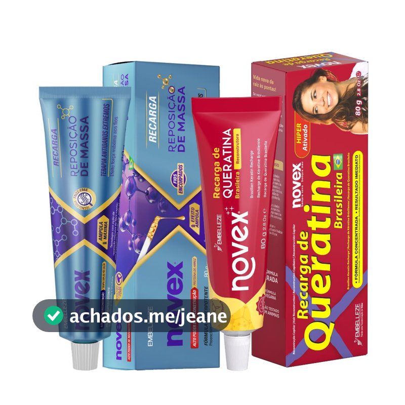 Kit Novex Recarga Salva Muito