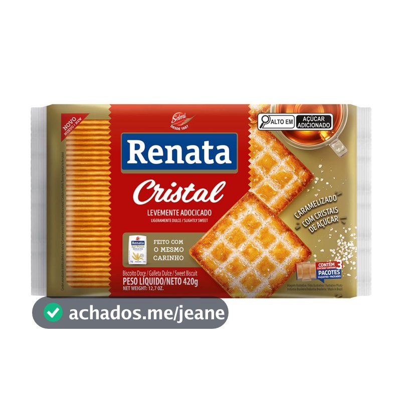 Biscoito Renata Cristal 420g