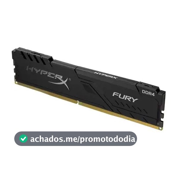 MEMÓRIA RAM DDR4 8G HYPERX FURY 2666MHZ UDIMM HX426C16FB3/8