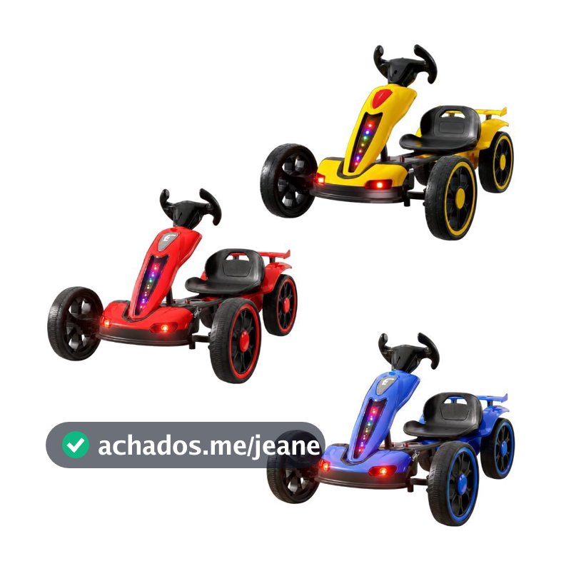 Mini Kart Elétrico GO Infantil 6V BANG TOYS
