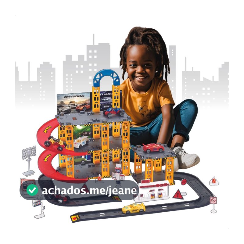 Pista de Carrinhos Brinquedo Infantil Corrida Lava Rápido