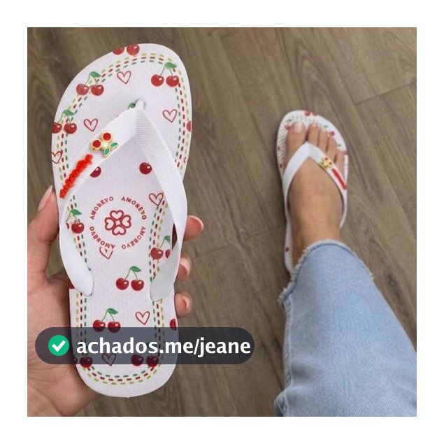 Chinelo Feminino Amorêvo Leve Macio Confortável Praia Verão Casual Antiderrapante Tradicional