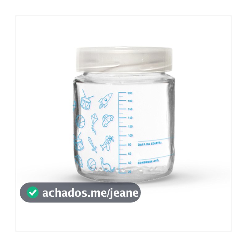 Kit 6 Potes Amamentação / Leite Materno Com Graduação 200ml