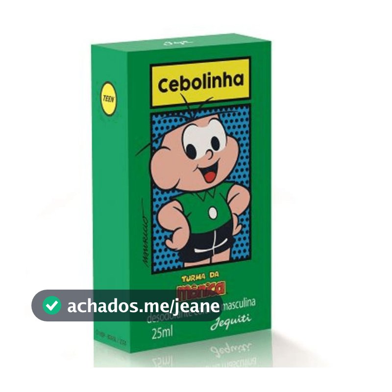 Deo Colônia Cebolinha 25ml - Jequiti -  Nova Embalagem