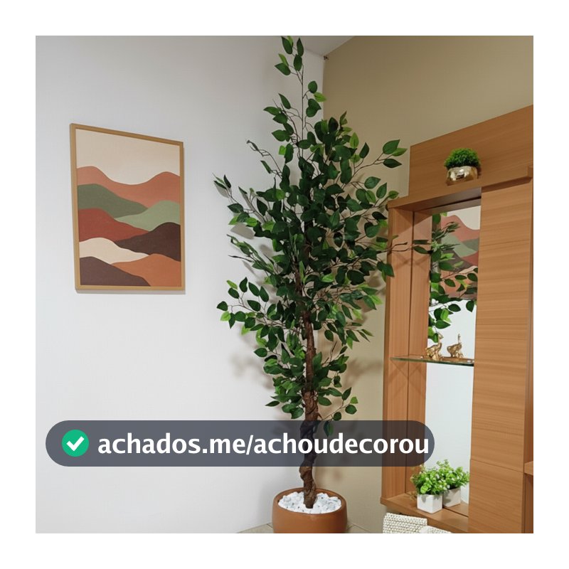 Figueira Artificial Fícus Grande Árvore Decoração 130cm a 190cm Sem Vaso