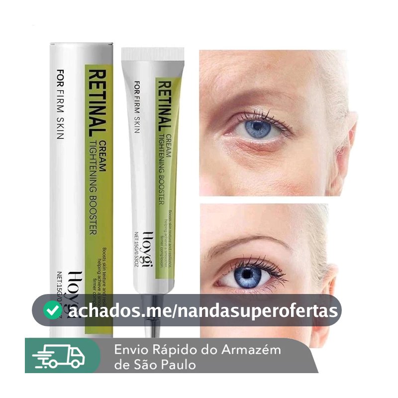 Retinol Firmador para Olhos Tratamento Anti-rugas e Anti-idade comAgao Lifting,Clareador de Olheiras e Nutrigao Intens