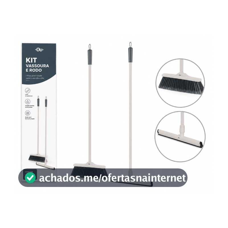 Kit Vassoura e Rodo OU Linha Flow KTE197BGF