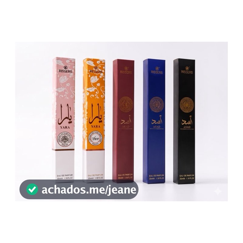Perfumes Árabes Feminino 35ml Luxo Eau de Parfum Boa Duração Floral de Bolsa e Viagem