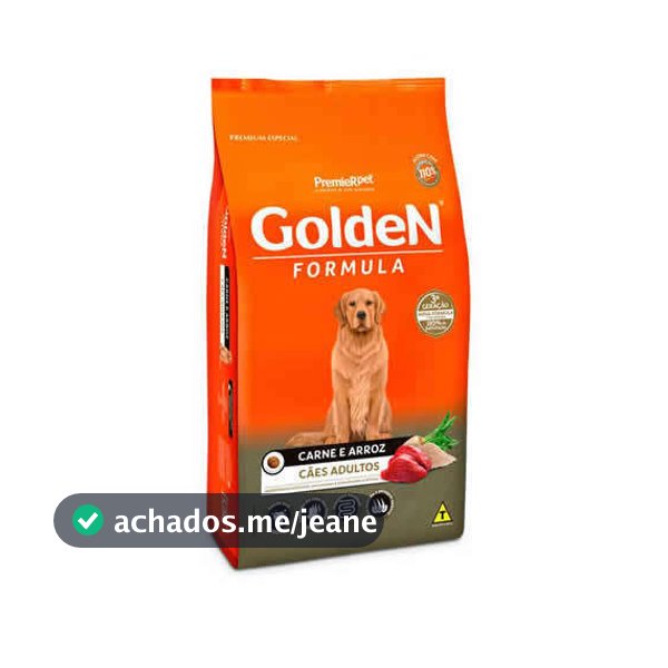 Ração Golden Cães Adultos Carne - 15kg