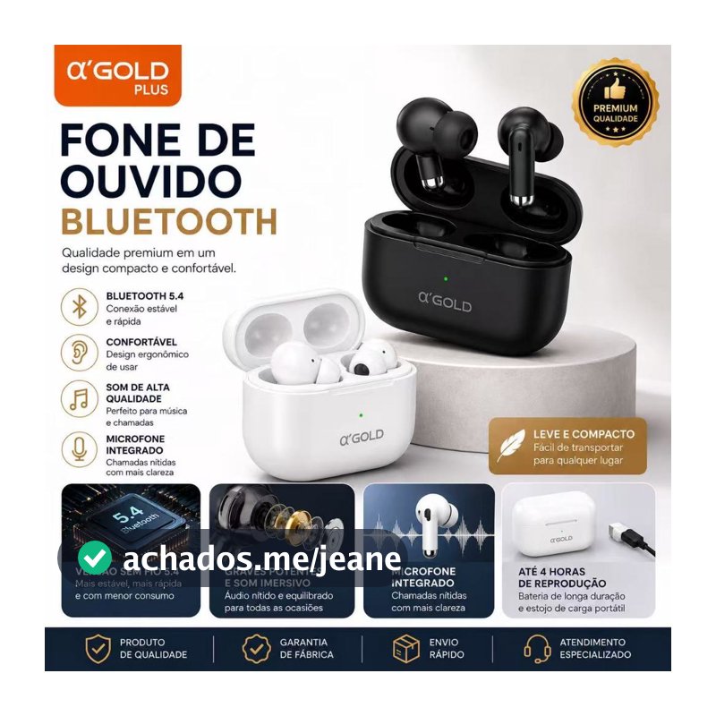 Fone de Ouvido Bluetooth 5.4 Sem Fio FN-BT28 Mini Portátil com Microfone e Estojo de Carregamento