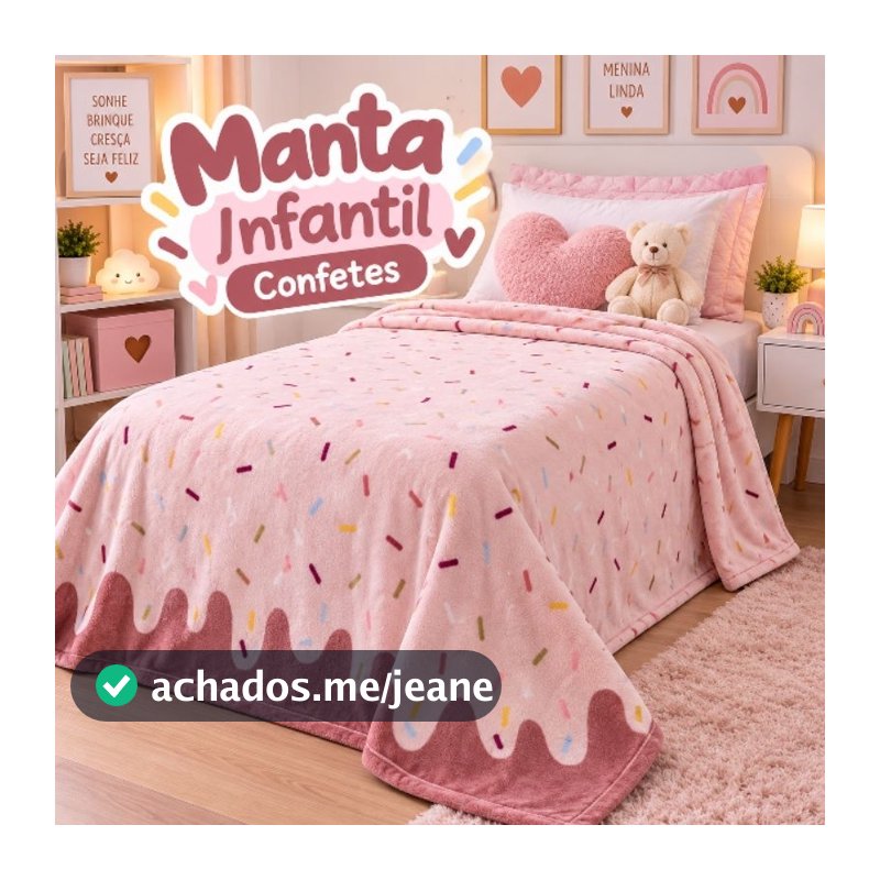 Manta Solteiro Confete Fleece Soft 1,50x2,20 Ultra Macia
