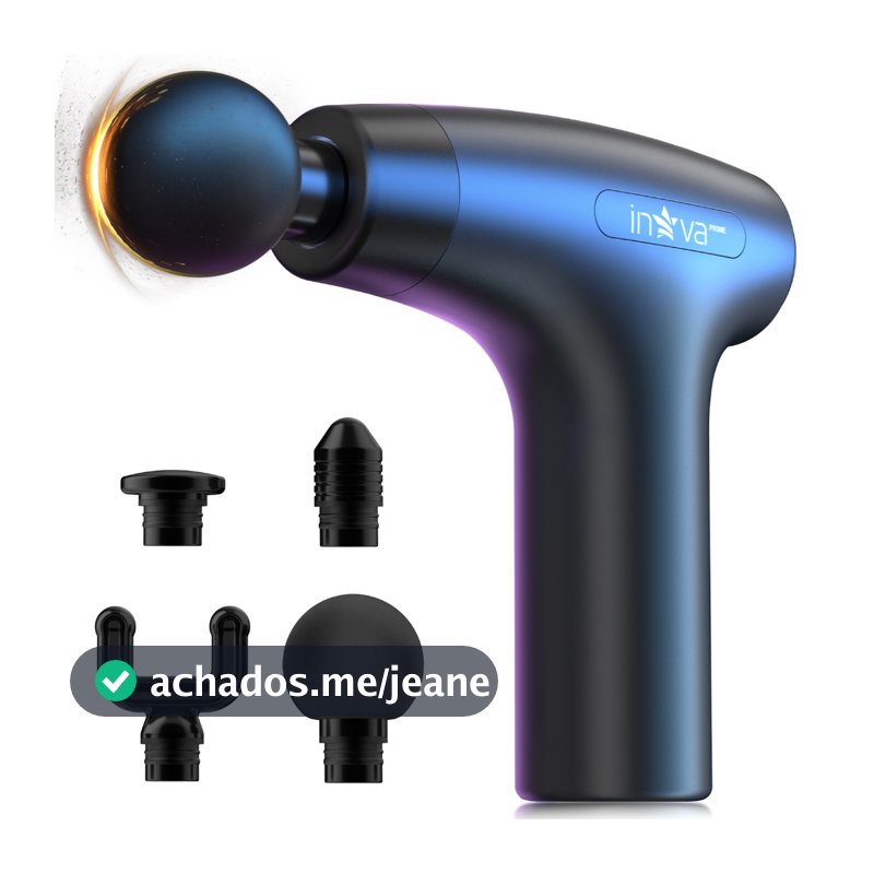 INOVA Massageador Elétrica Profissional Muscular De Tecido Profund Massagem Massageador Corporal Fisioterapia