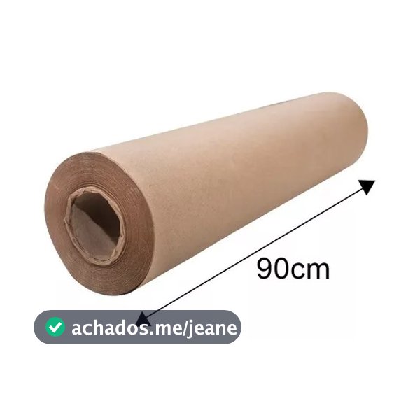 Bobina Papel Semi Kraft Rolo Com 90cm 2KGs 60g- embalagem,presente,Moldes