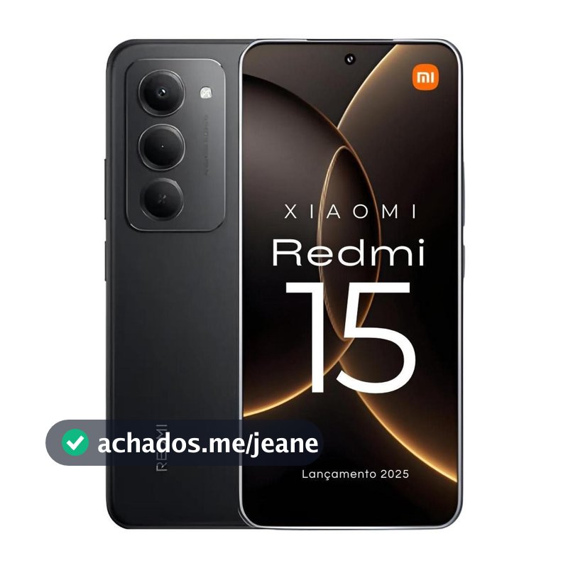 Smartphone Xiaomi Redmi 15 256gb / 128gb Versão Global Original Envio Imediato (PELÍCULA CORTESIA)