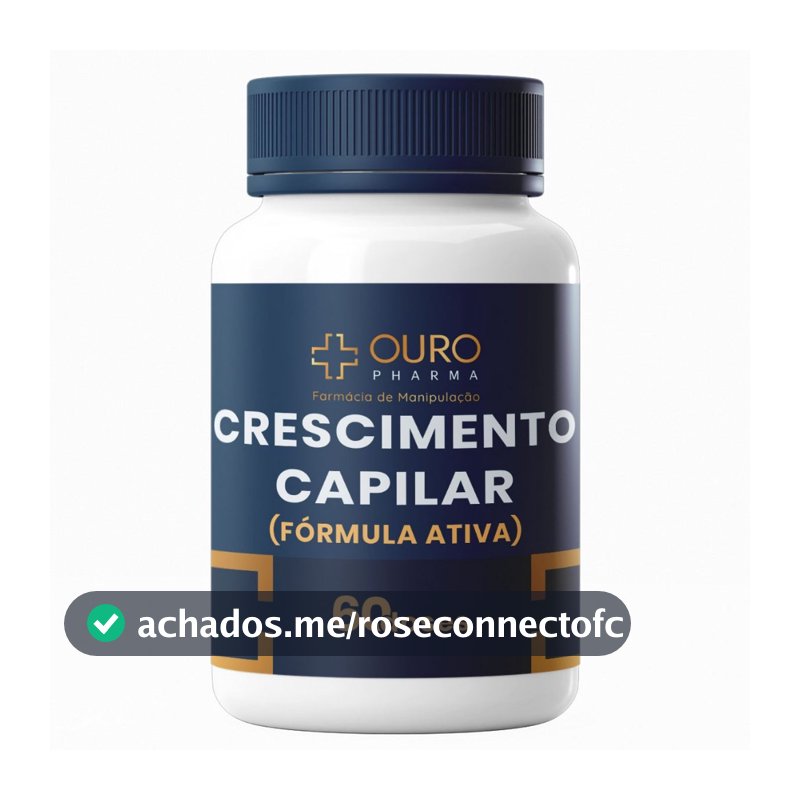 Crescimento Capilar 60 OU 120 Doses - Suplemento para cabelo