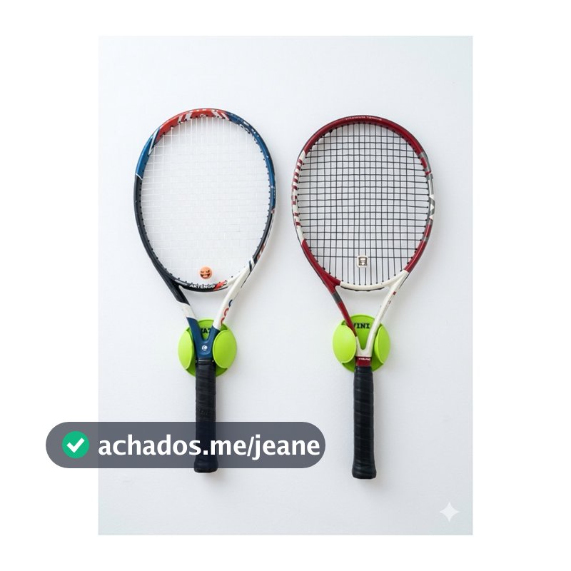 Suporte para raquete de tênis / beach tenis