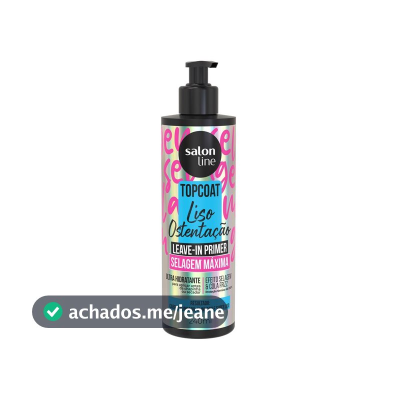 Leave-In Meu Liso Ostentação Top Coat 240ml