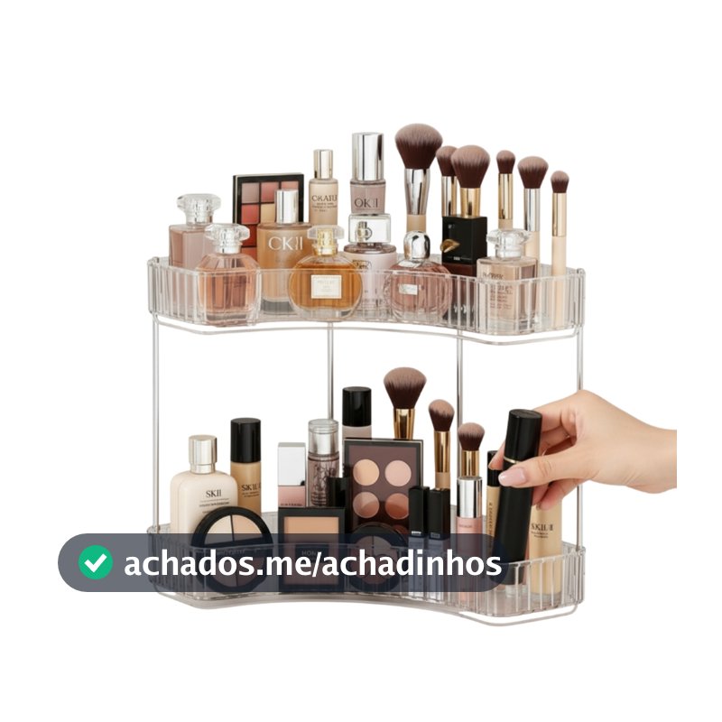 Rack Prateleira Organizador De Banheiro Maquiagem Multiuso