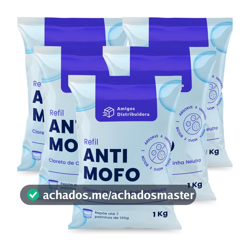 Antimofo em bolinhas 5kg Amigos Distribuidora