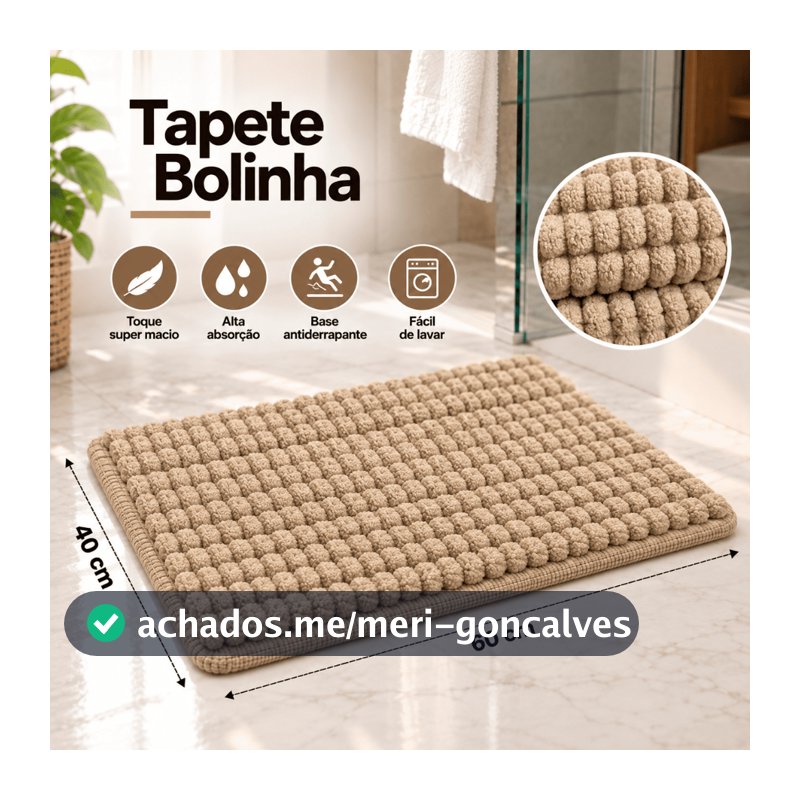 Tapetes Bolinha Banheiro Suave Antiderrapante Seca Rápido Várias Cores Macio Tapete Macarrão