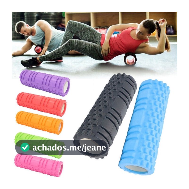 Rolo de Massagem Liberação Miofascial Yoga Massagem Corporal