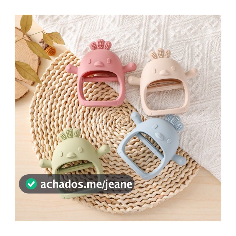 Brinquedos De silicone Para Dentição Bebês Com Mais De 3 Meses , Mordedor De Pulso À Prova De Queda , Mastigar , Sem BPA