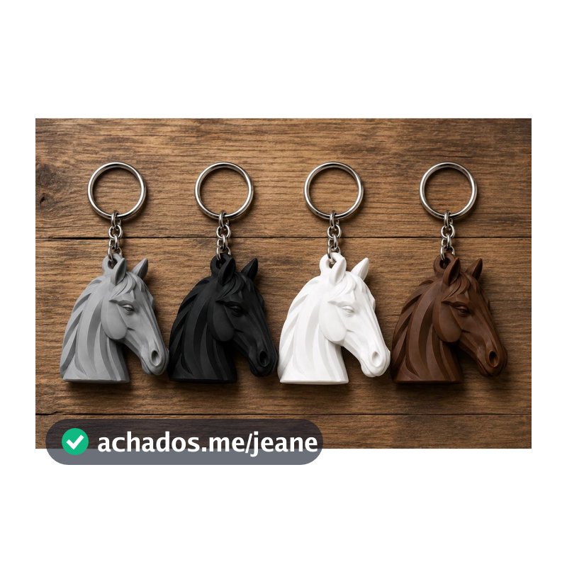 CHAVEIRO CAVALO COUNTRY 3D CORES