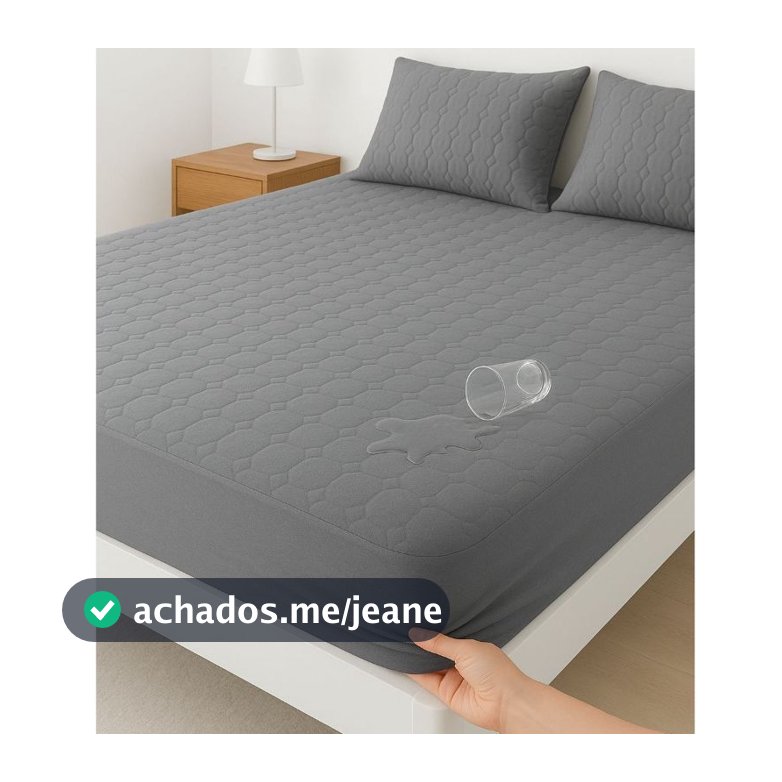 Protetor Para Colchão e Travesseiro 100% Impermeavel com Elastico em Toda Volta