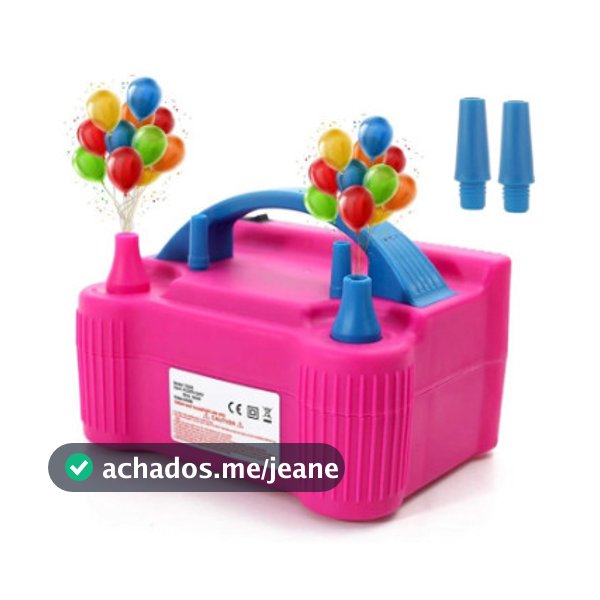 Inflador Elétrico de Balões Bexigas 110v/220v Festa Ornamentação Bomba de Encher Bola de Festas