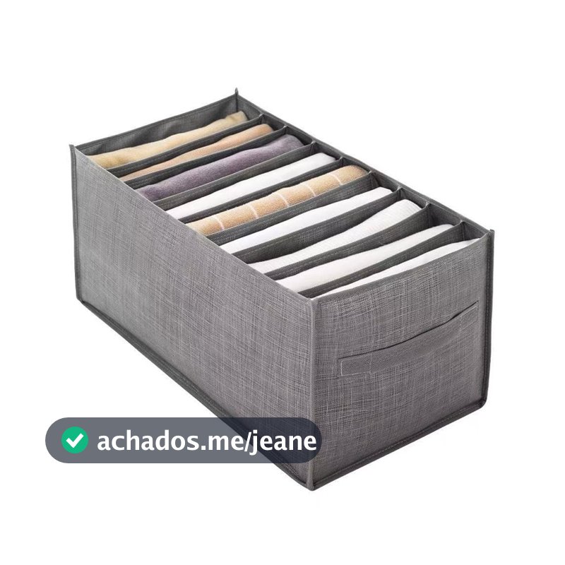 Kit/2 Organizador De ROUPA com 9 divisórias grids Dobrável Para Armário Gaveta de roupas dobradas