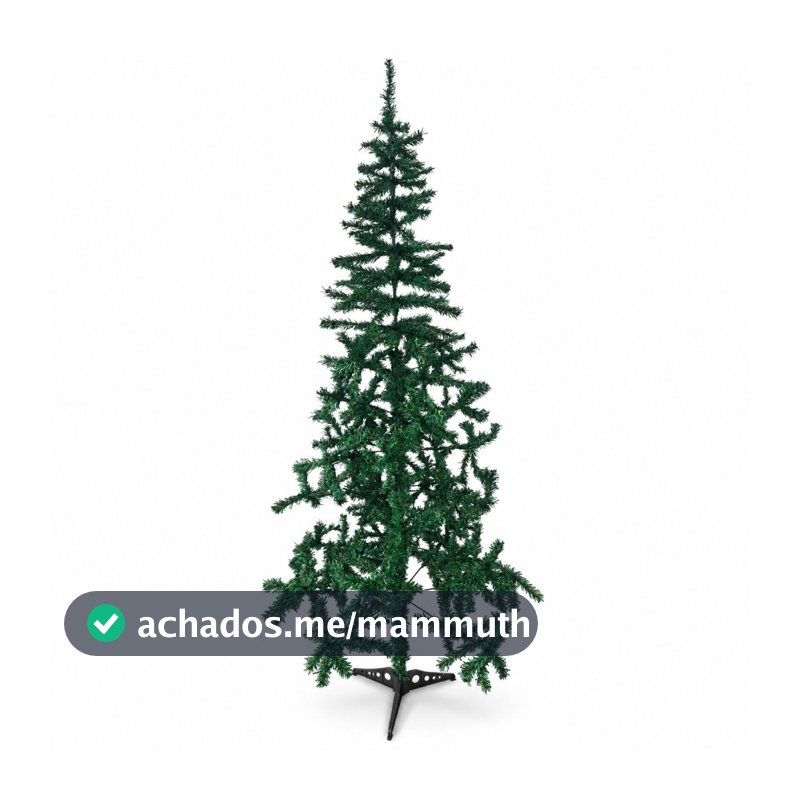 Árvore de Natal 2,10m Galhos Pinheiro Cheia Base Encaixe Decoração Natal
