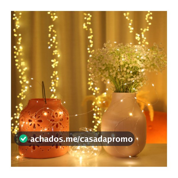 Fio De Fada De 2M Com Luzes De Fadas Led Para Decoração De Casa E Festa De Natal