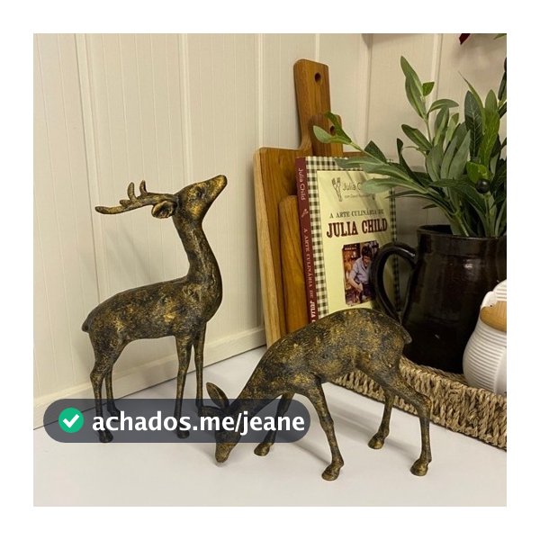 🎄 Rena Decorativa Natalina | Cervo de Natal Artesanal em Impressão 3D